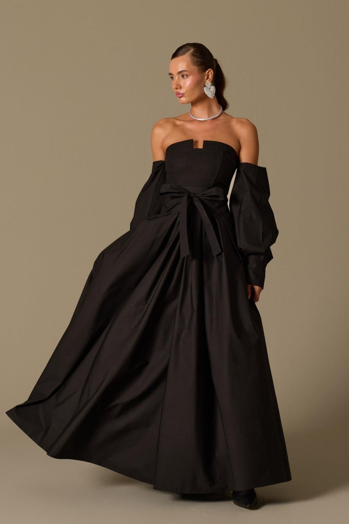 The Reform Maxi Dress Black