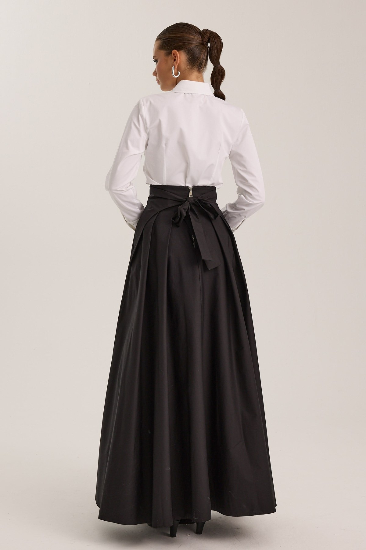 The Reform Maxi Skirt Black
