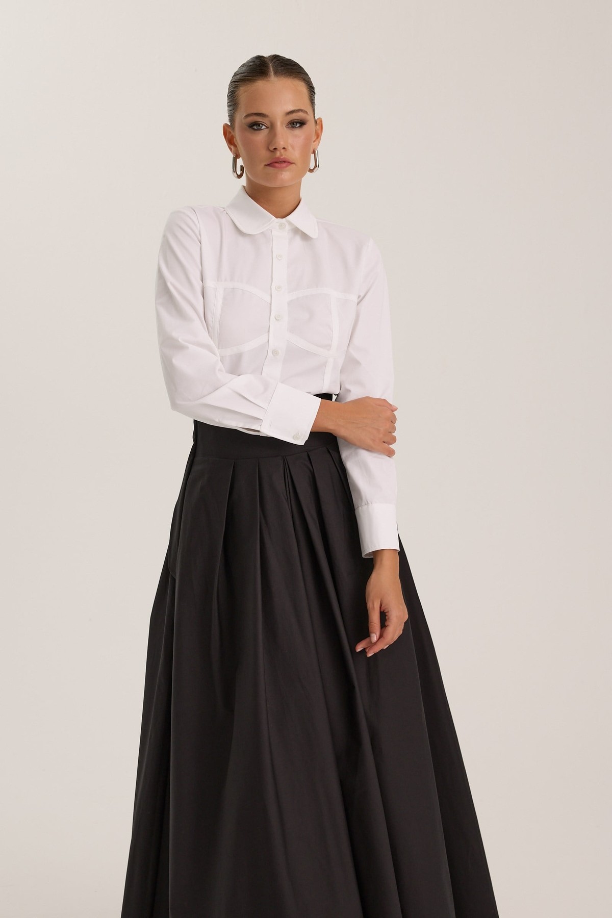 The Reform Maxi Skirt Black