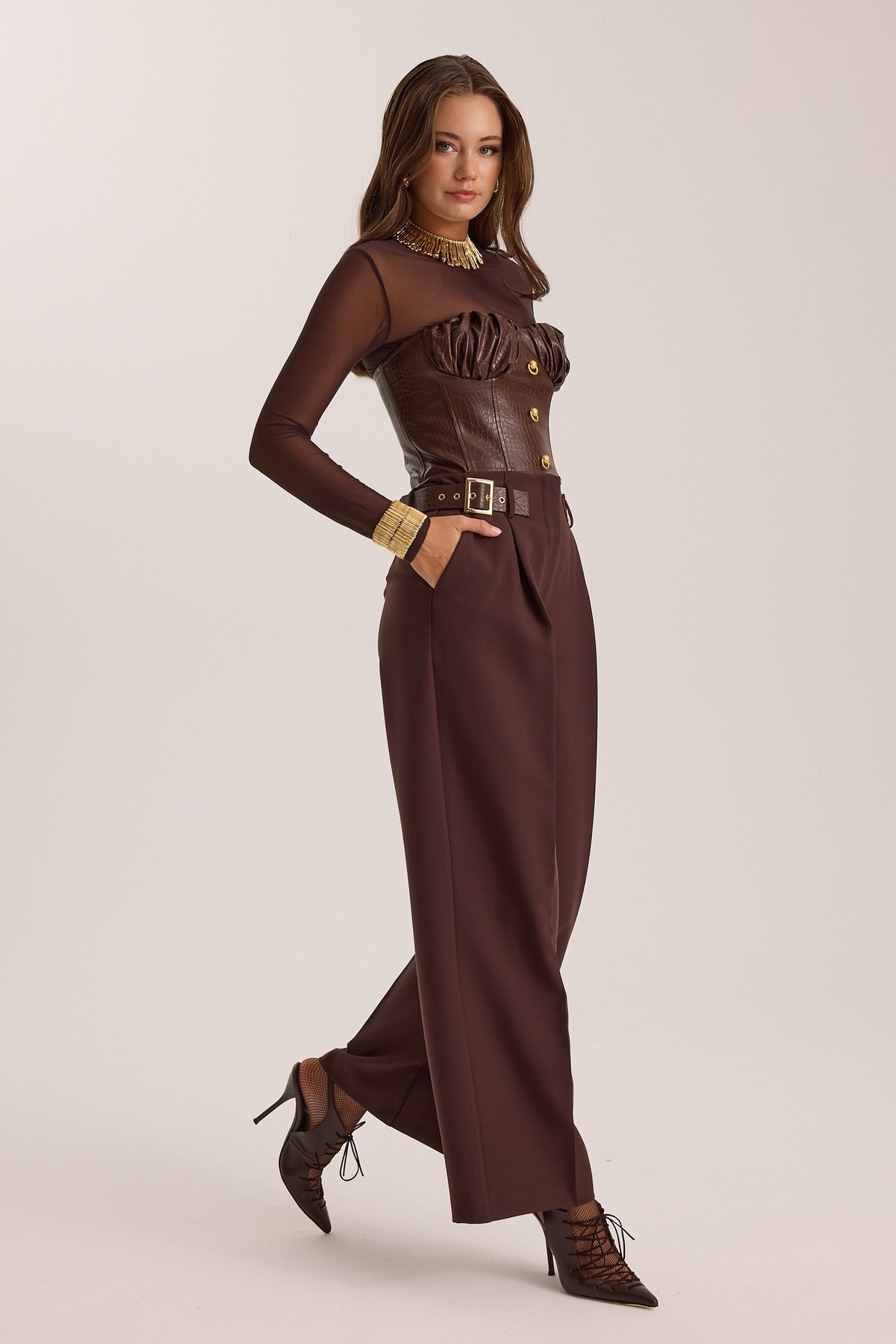 The Shift Pant Brown