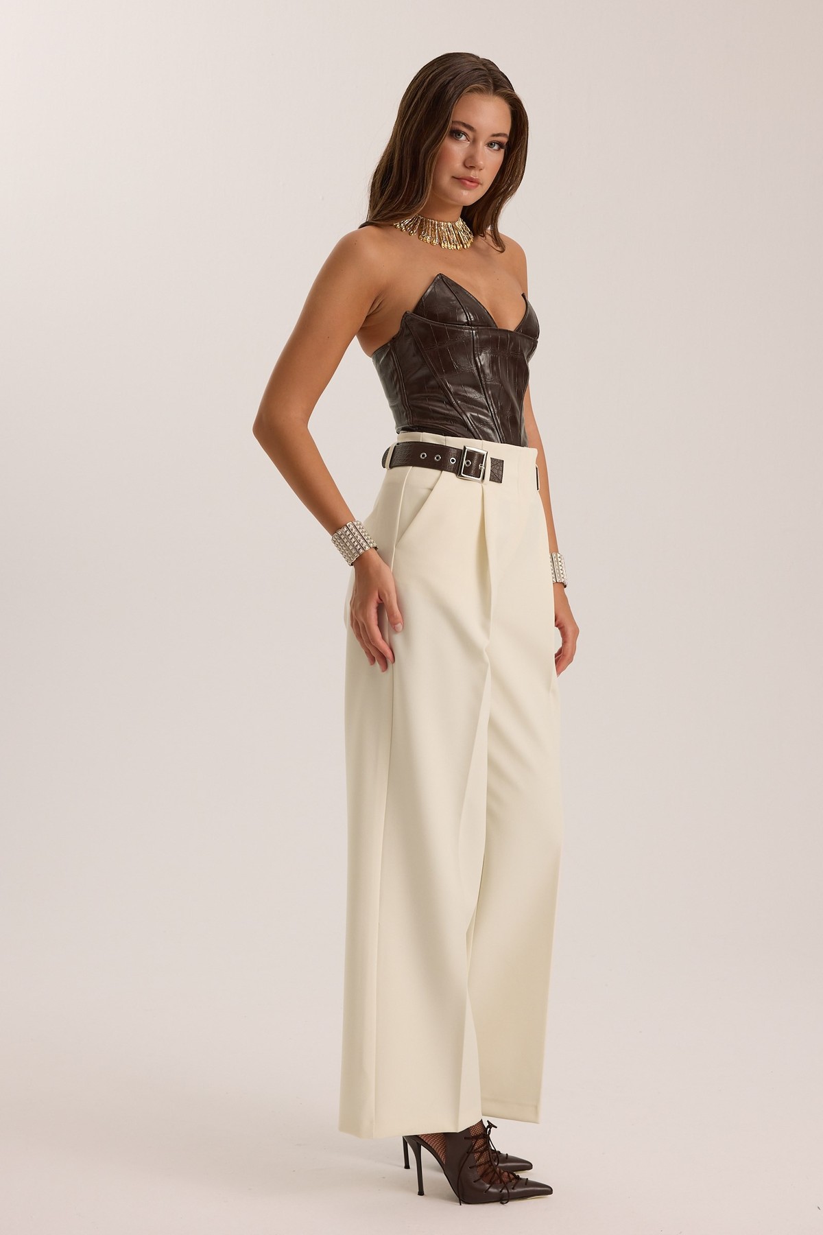 The Shift Pant Ecru