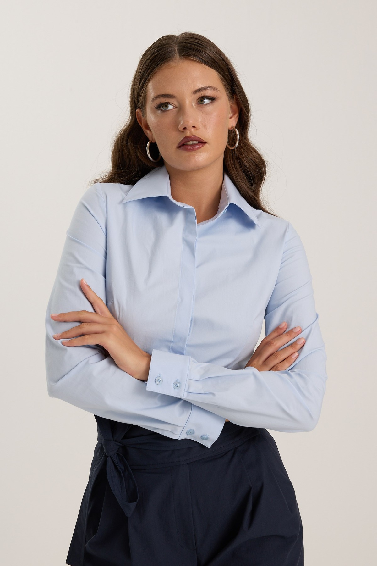 The Slim Shirt Blue