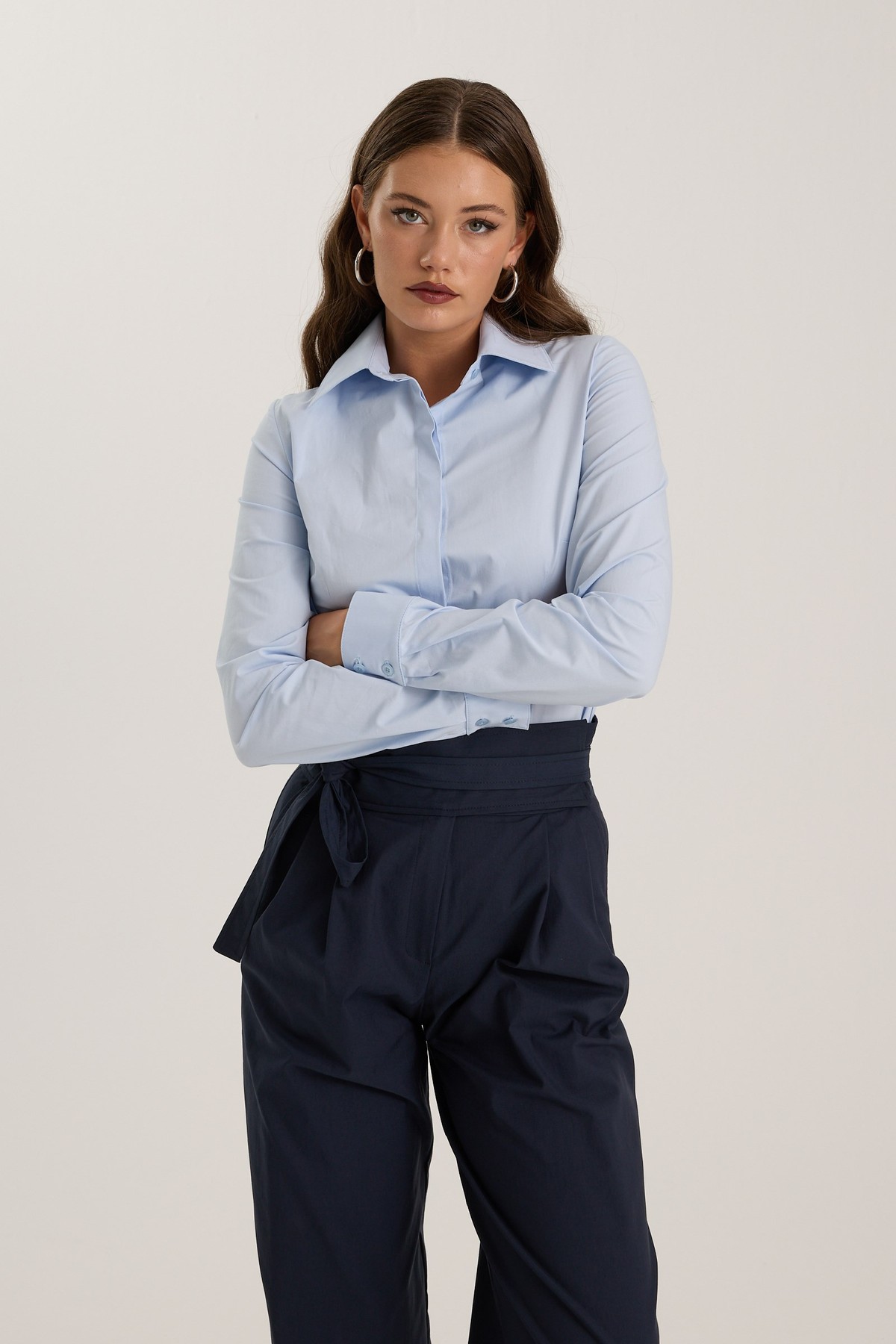 The Slim Shirt Blue