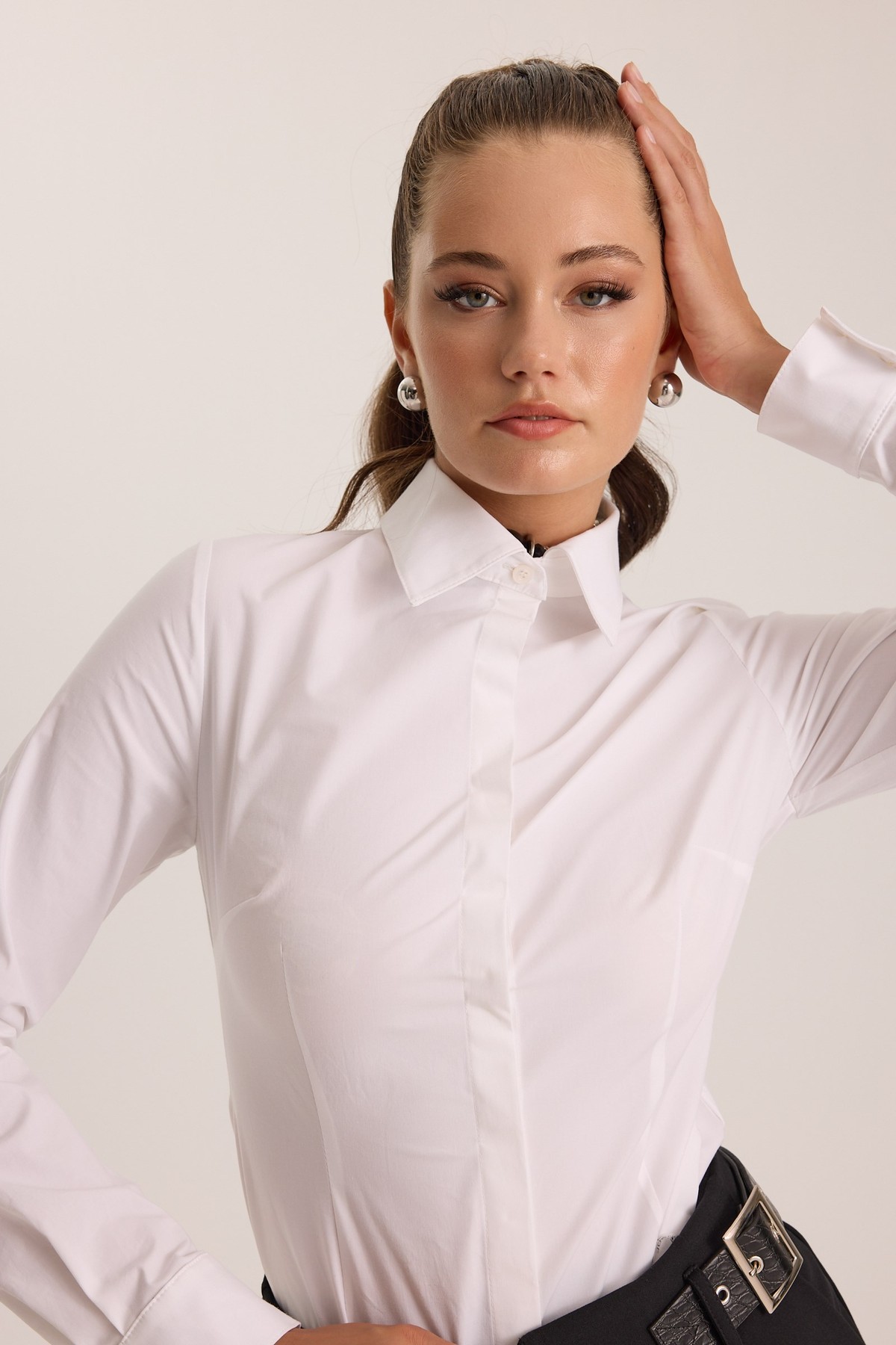 The Slim Shirt White