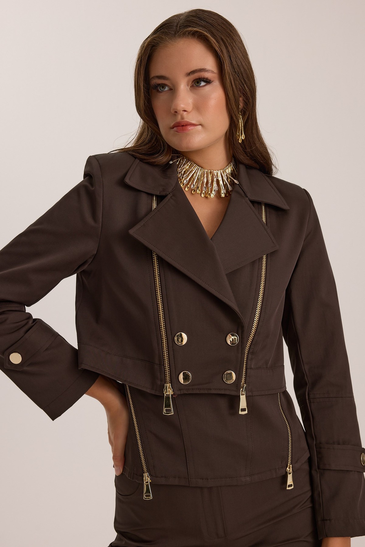 The Volume Jacket Brown