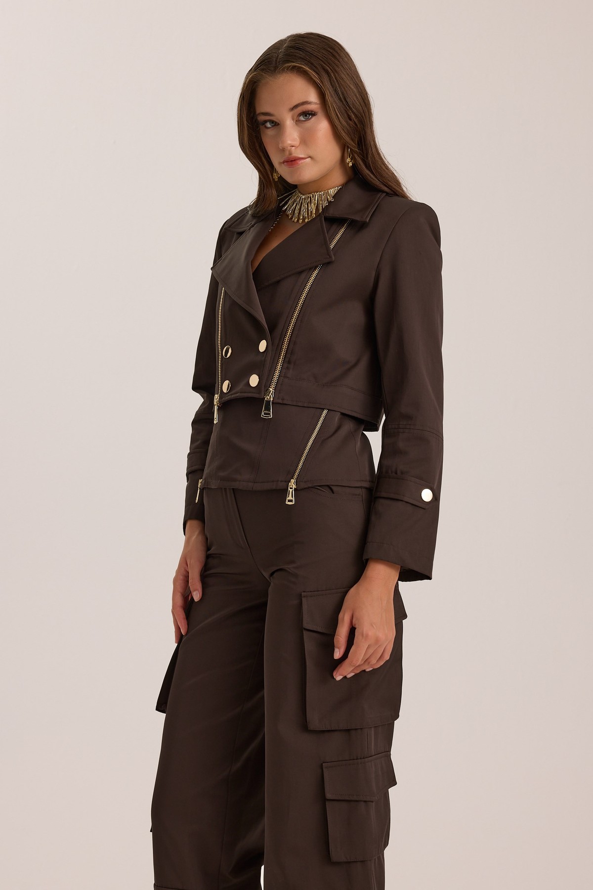 The Volume Jacket Brown