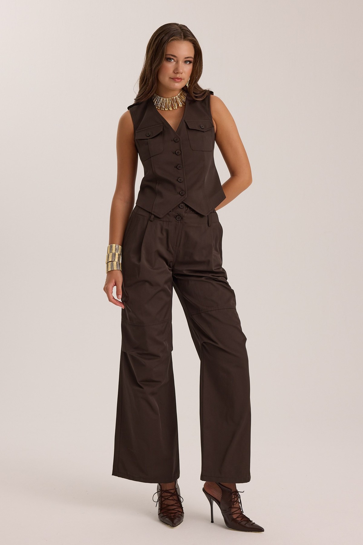 The Volume Vest Brown