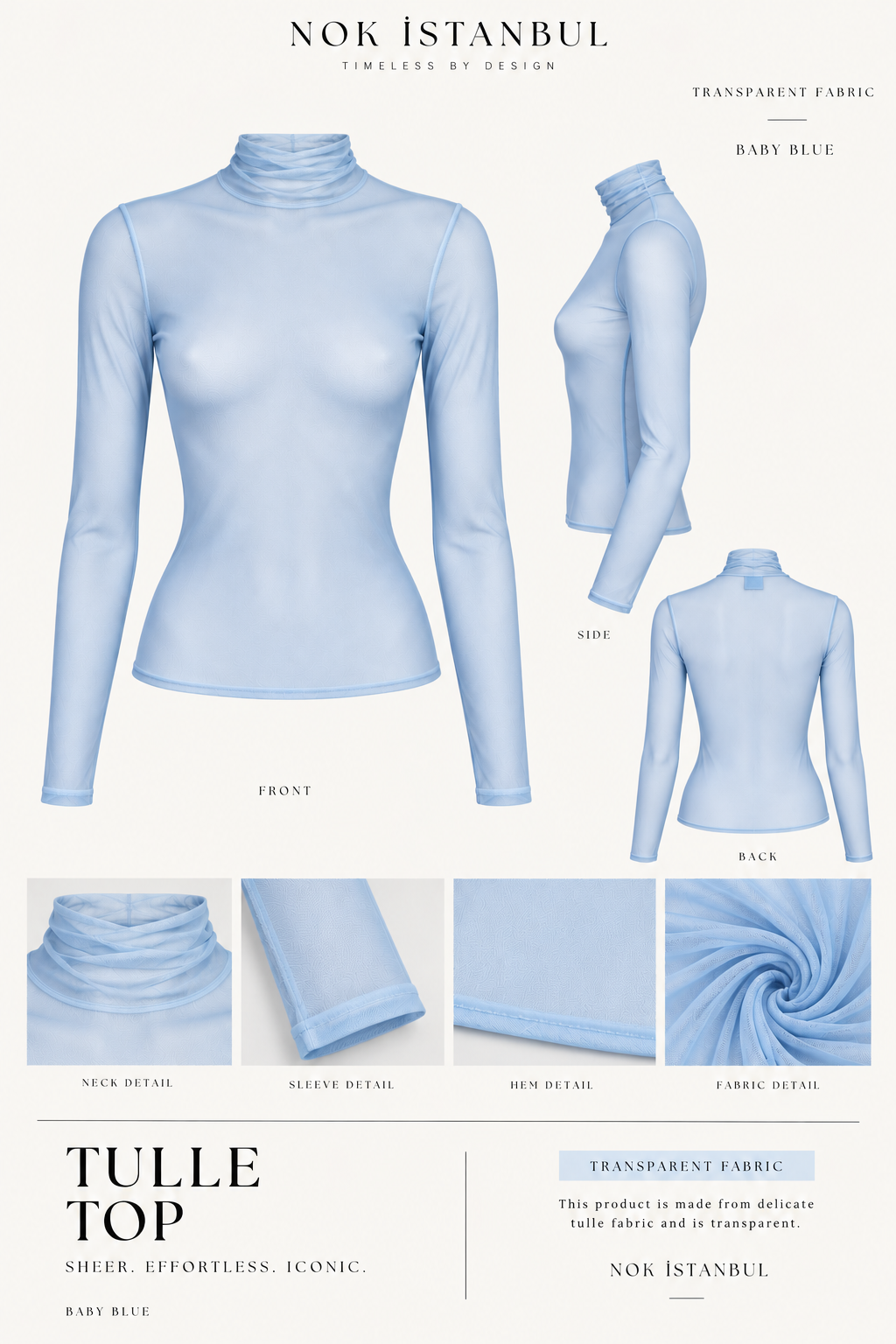 The Whisper Blouse Baby Blue