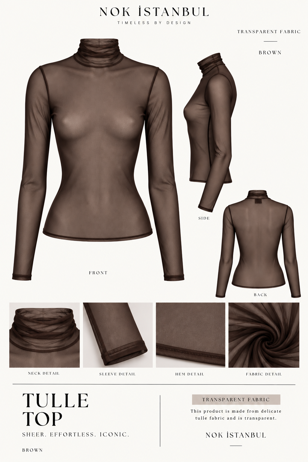 The Whisper Blouse Brown