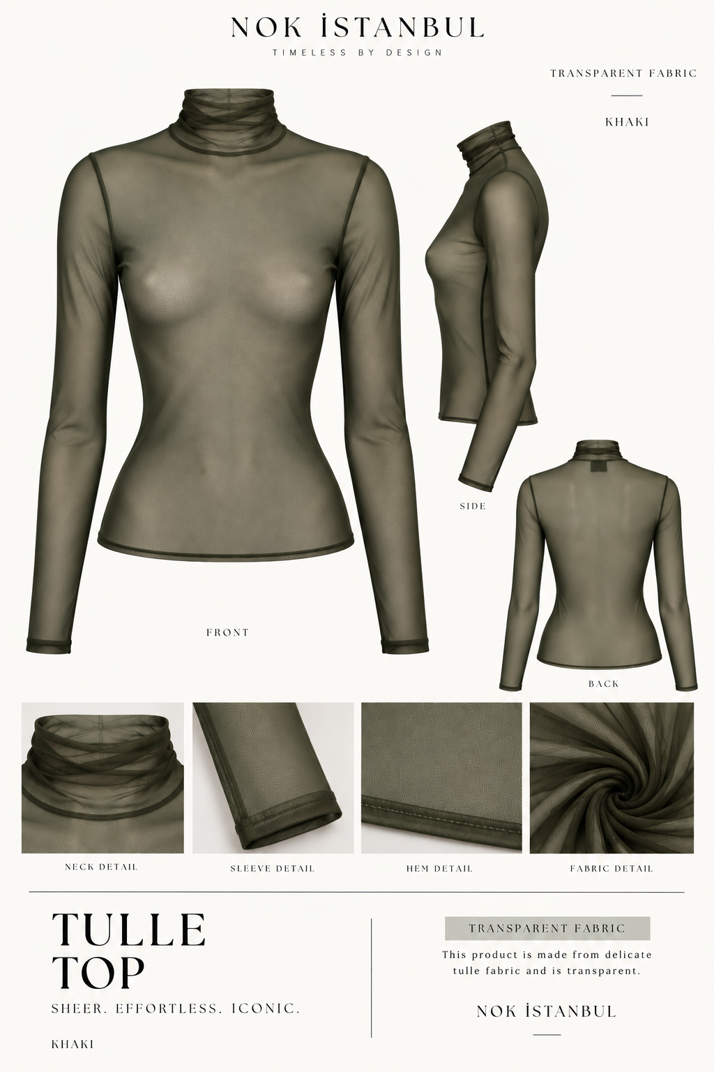 The Whisper Blouse Khaki