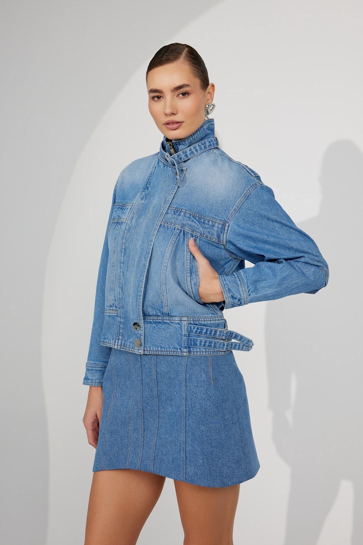 Urban Core Denim Jacket Blue
