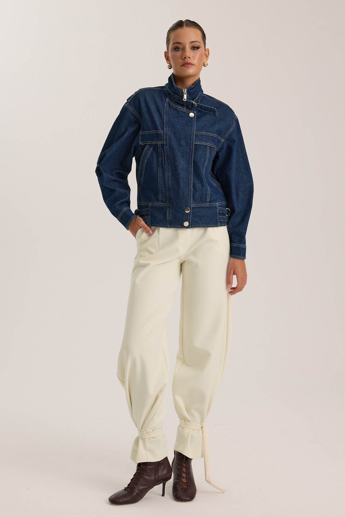 Urban Core Denim Jacket DARK BLUE