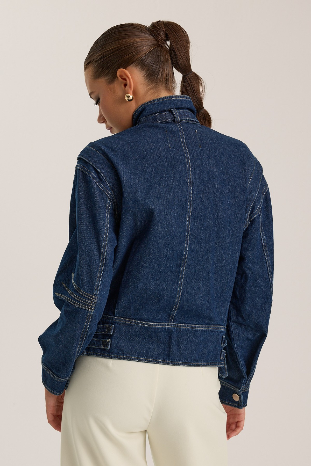 Urban Core Denim Jacket DARK BLUE