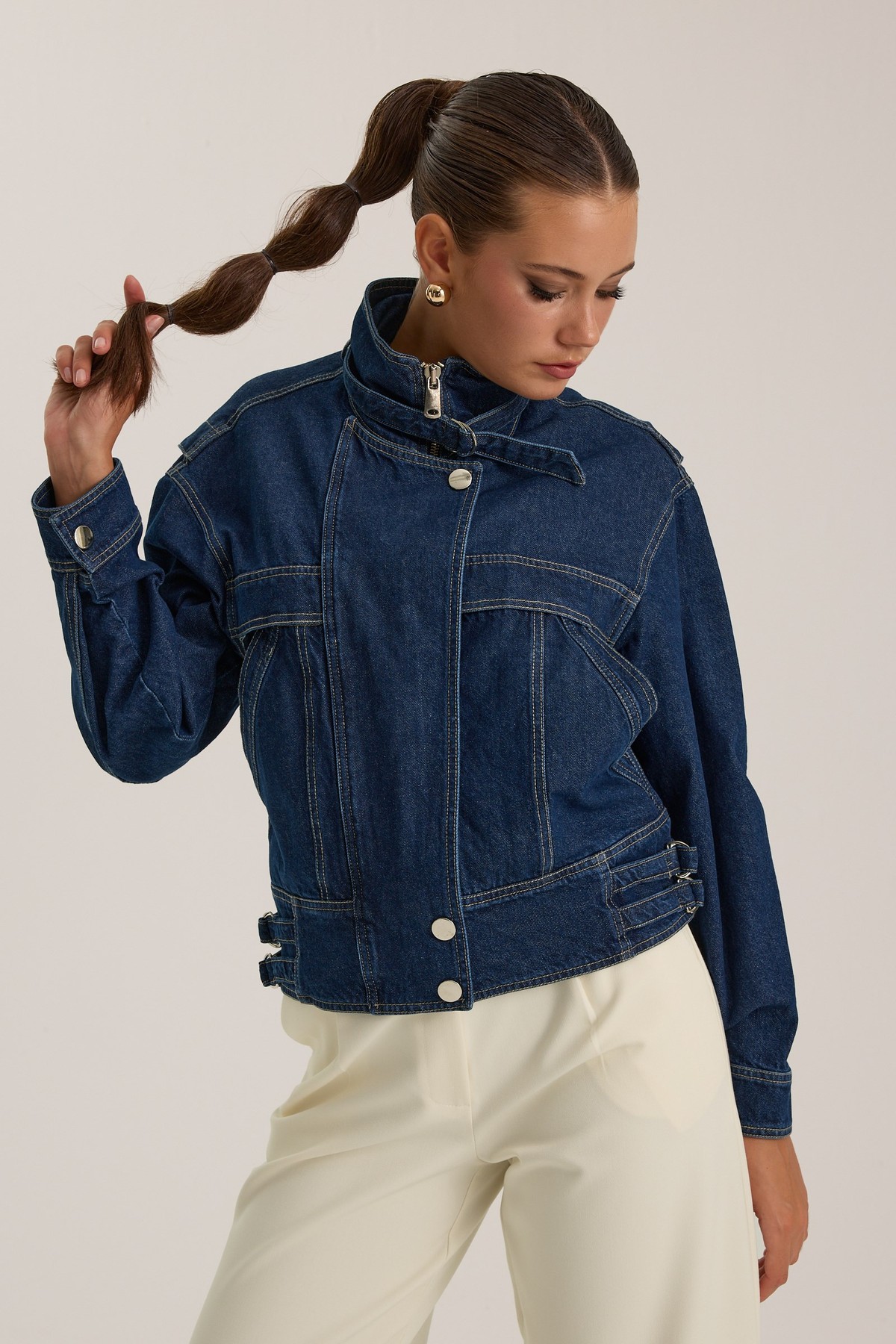 Urban Core Denim Jacket DARK BLUE