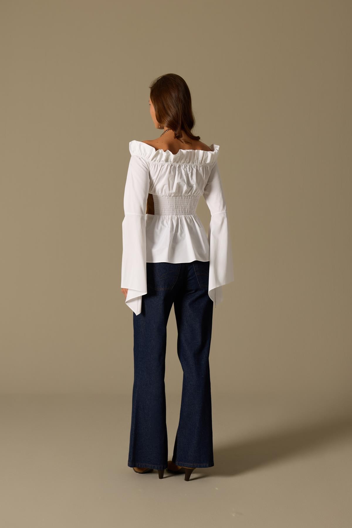 Velvet Roads Denim Pants Denim-Tan