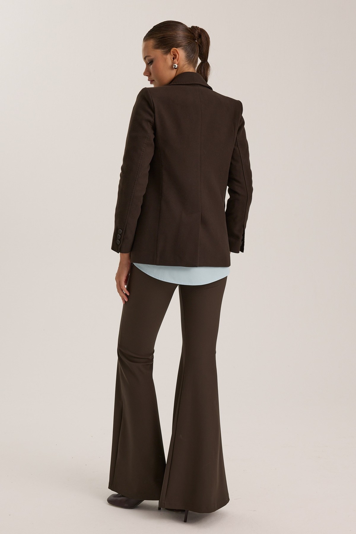 Winter Poise Coat Dark Brown