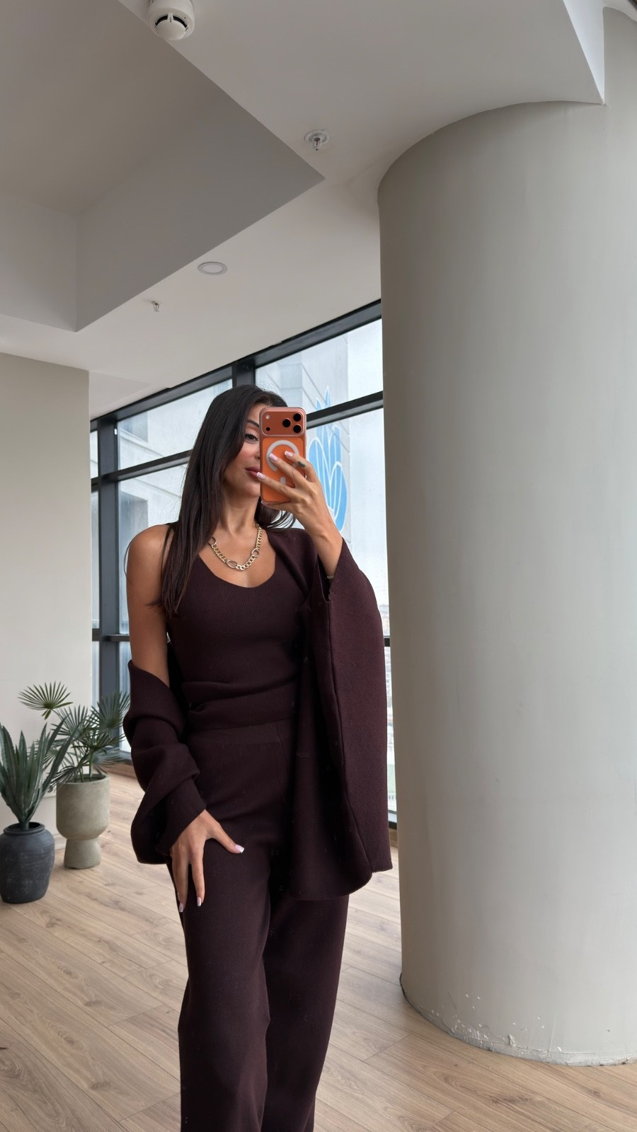 Mirelle Premium Üçlü Takım Kahve