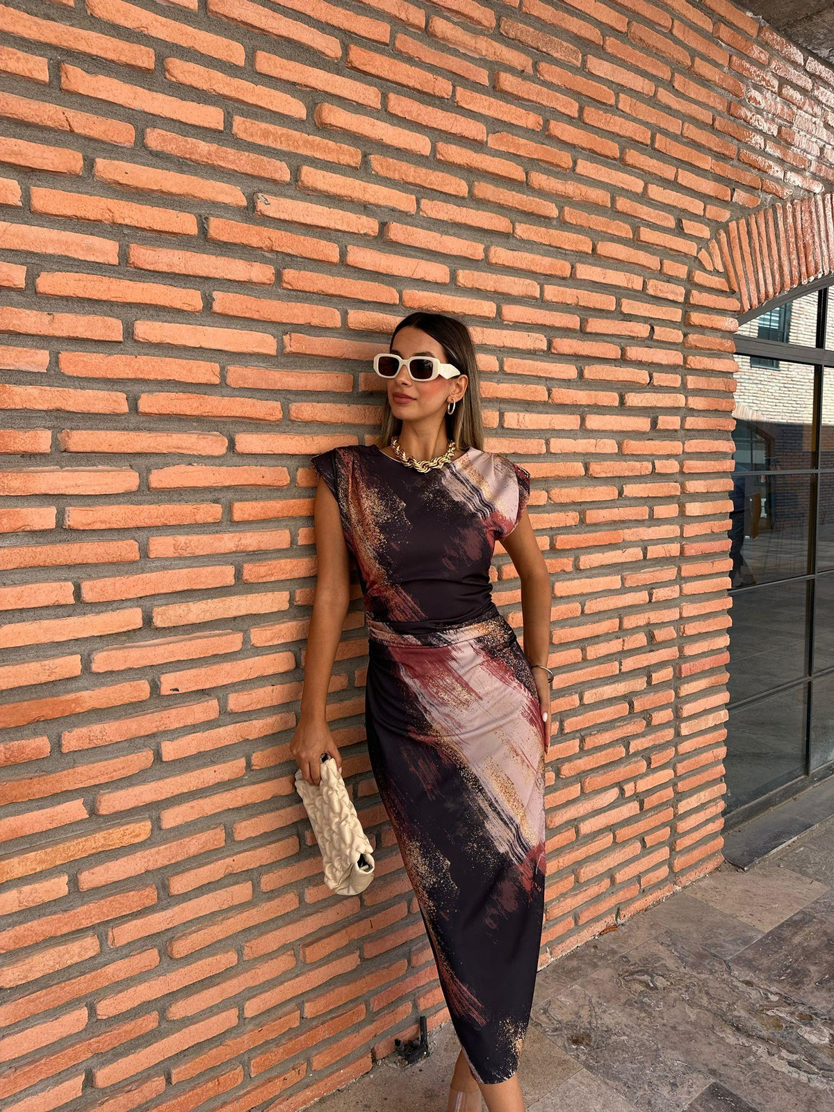 Renata Desenli Kalem Elbise 070621209