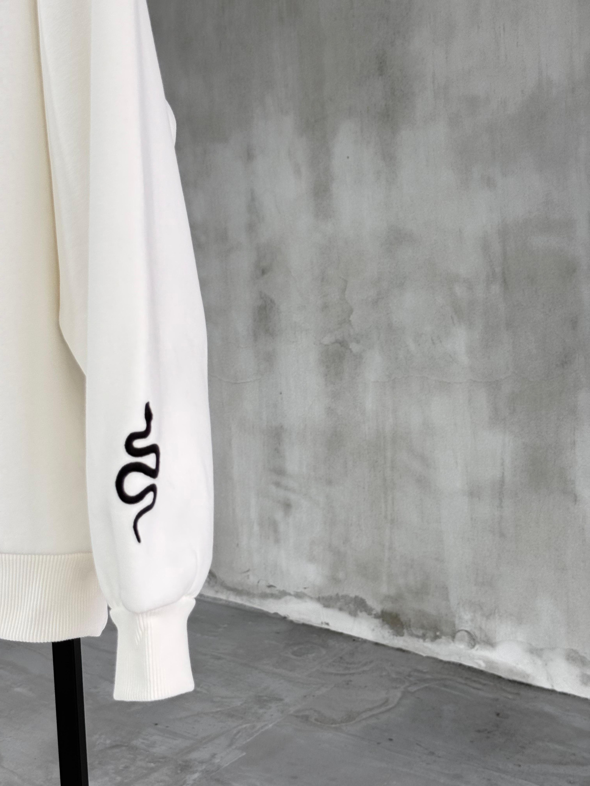 Actual Nakışlı Oversize Sweatshirt (Ekru)