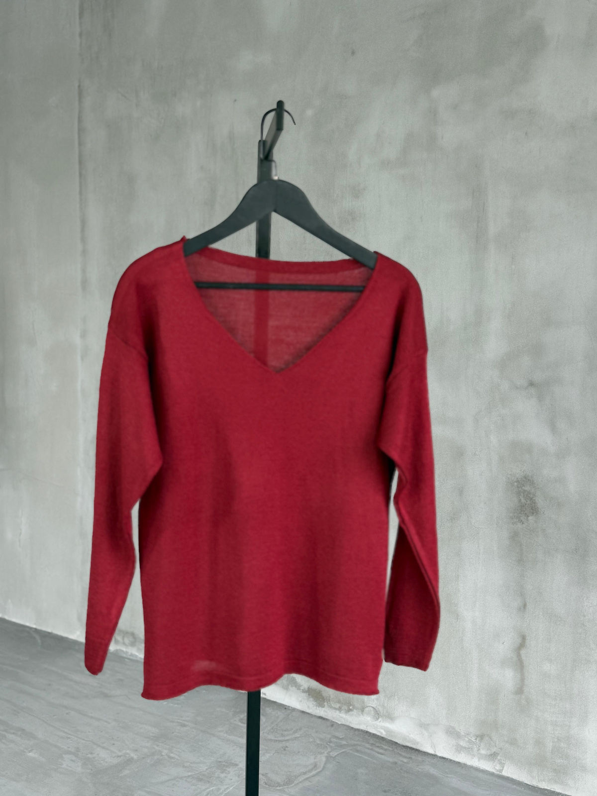 Basic Model V Yaka Merserize Kazak (Bordo)