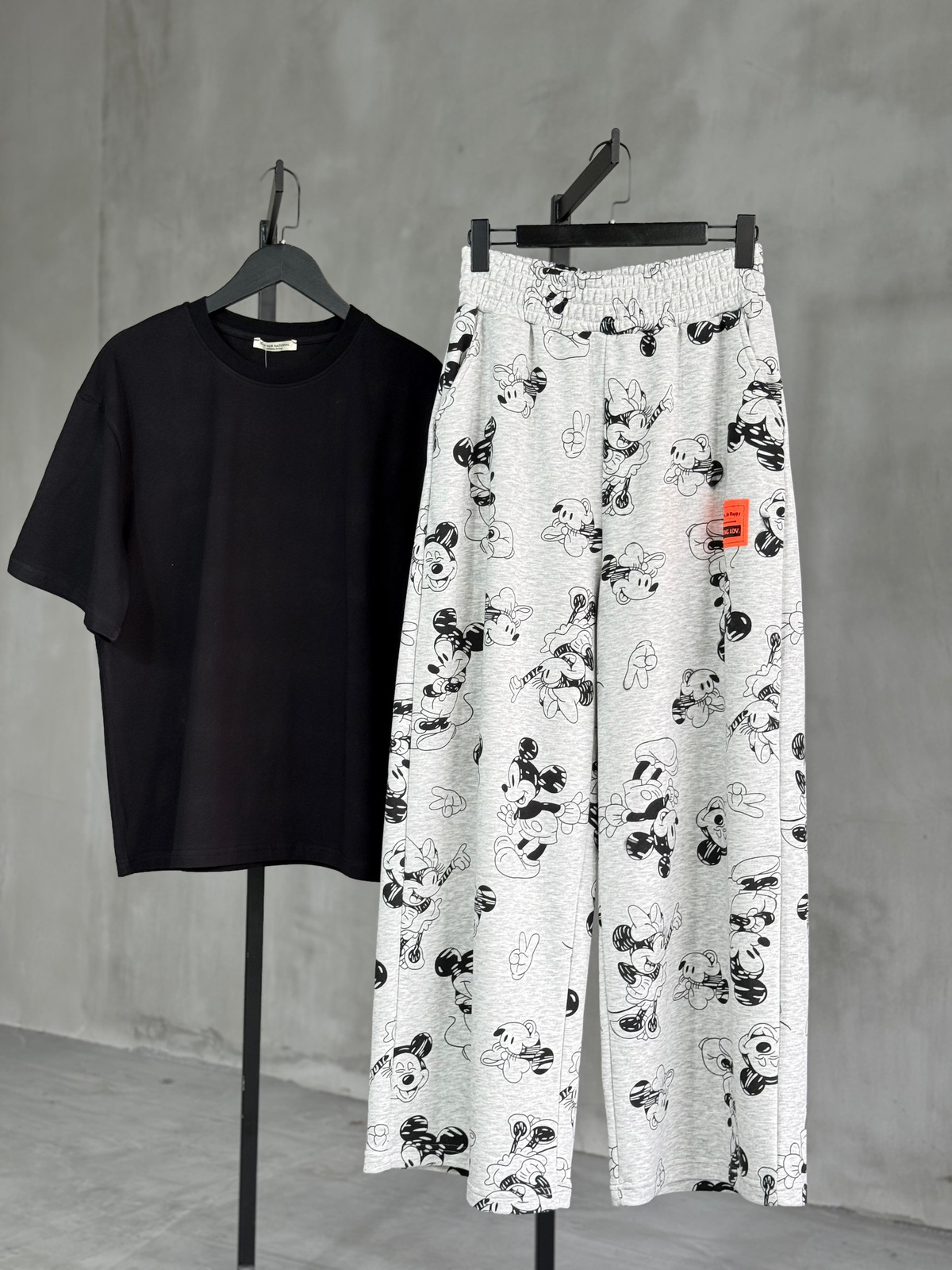 Basic Oversize Tshrt (Beyaz/Siyah)