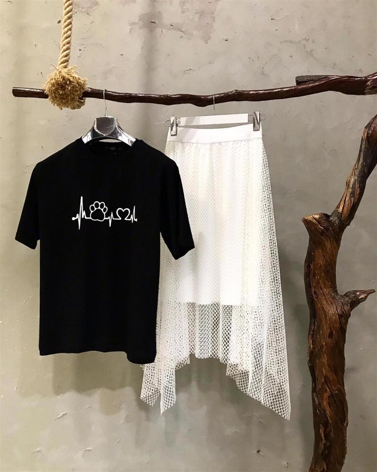 Basic Penye Tshirt (BEYAZ & SİYAH)