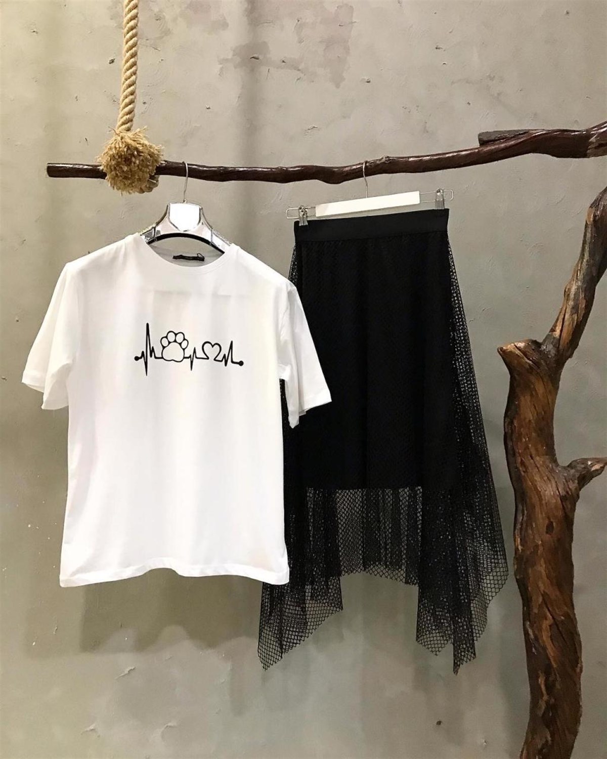Basic Penye Tshirt (BEYAZ & SİYAH)