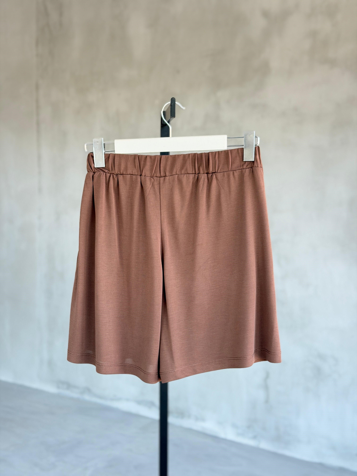 Basic Pile Detaylı Şortlu Takım (Taba)