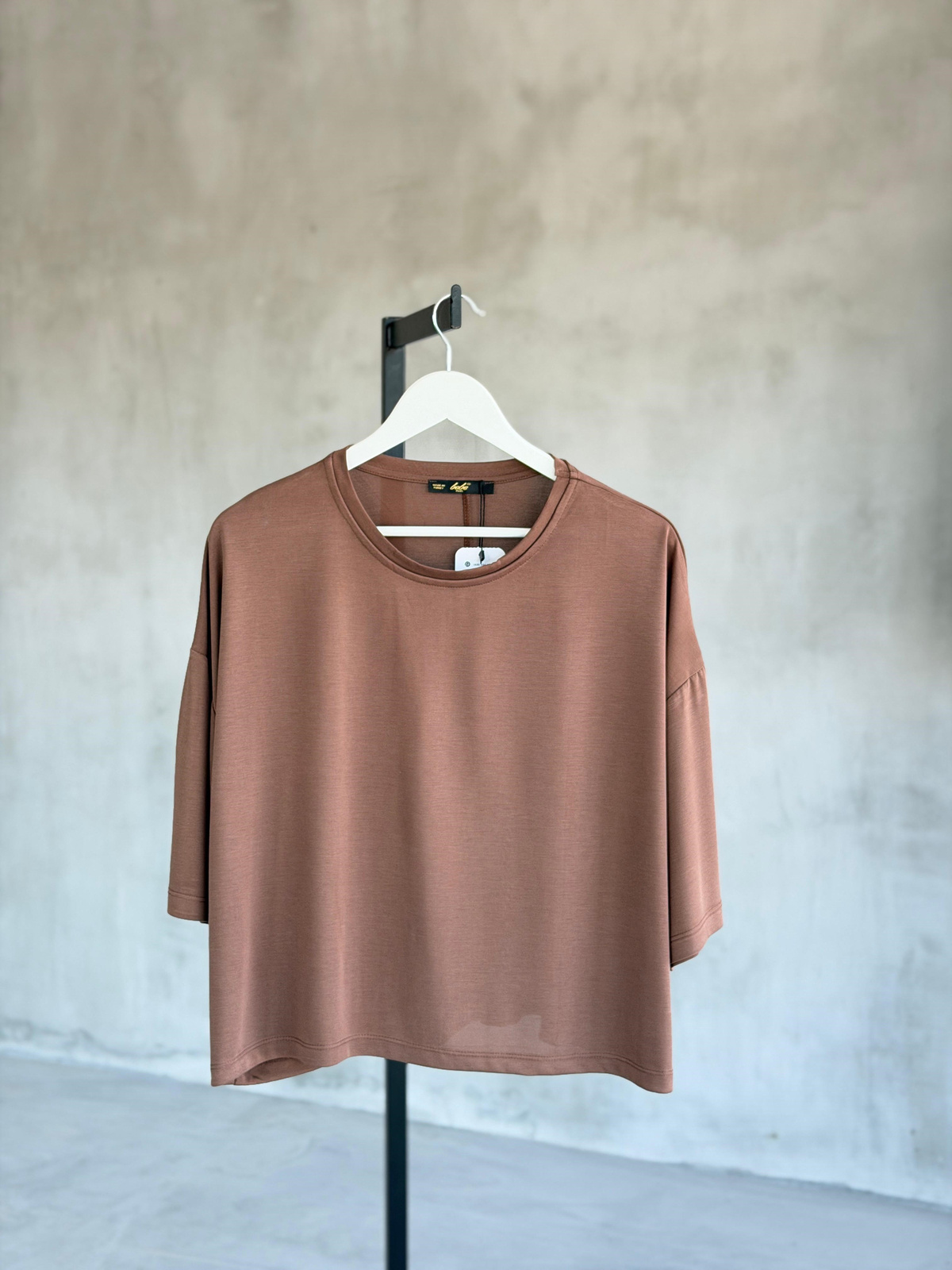 Basic Pile Detaylı Şortlu Takım (Taba)