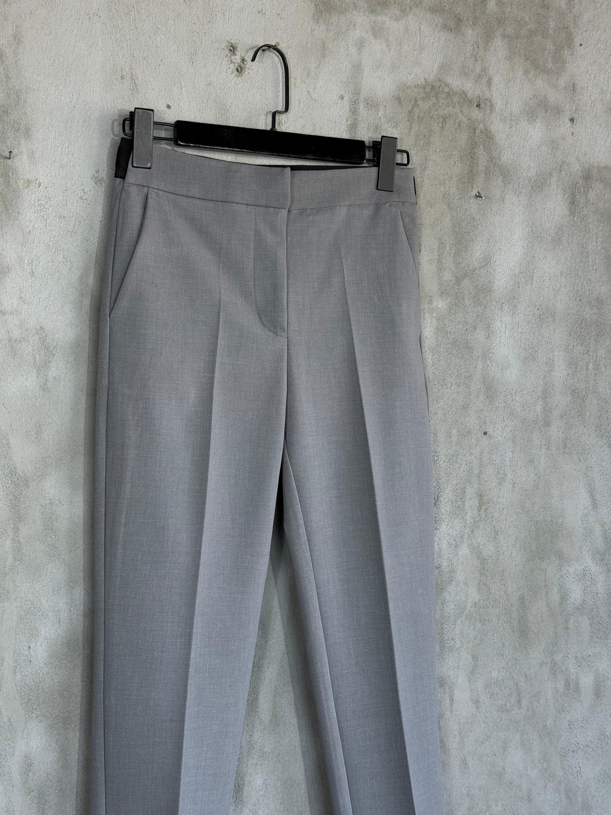 Bel Lastik Detaylı Kumaş Pantolon (Antrasit)