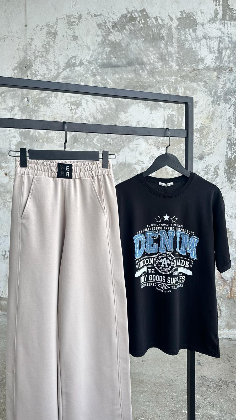 Belden Arma Detaylı Kadın Pantolon (Bej)
