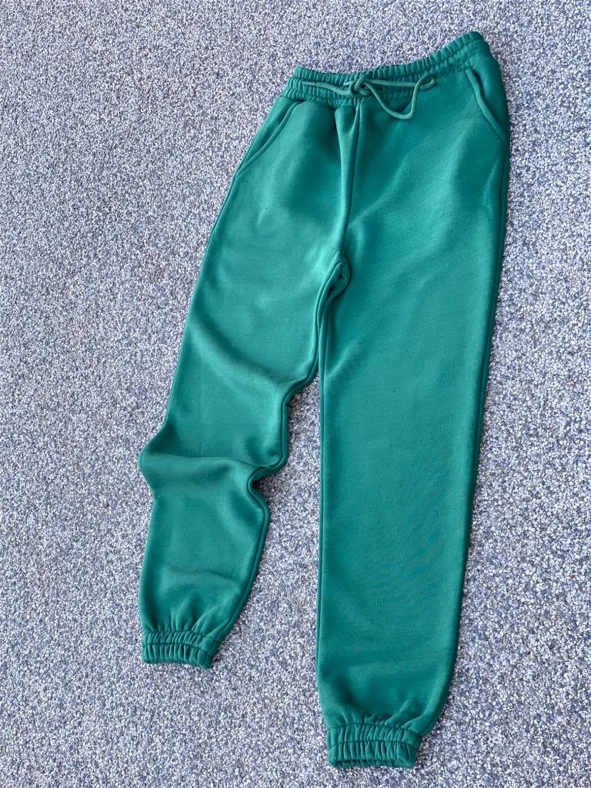 BOĞAZ FERMUARLI SWEATSHİRT JOGGER PANTOLON TAKIM (YEŞİL)