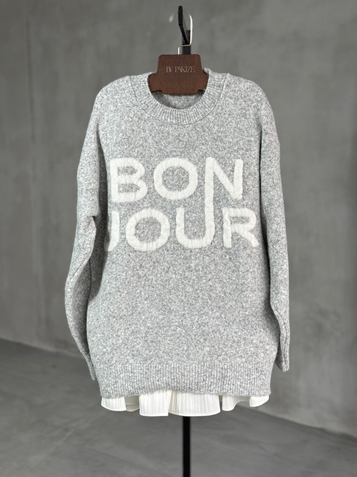 Bonjour Premium Soft Kazak (Gri)