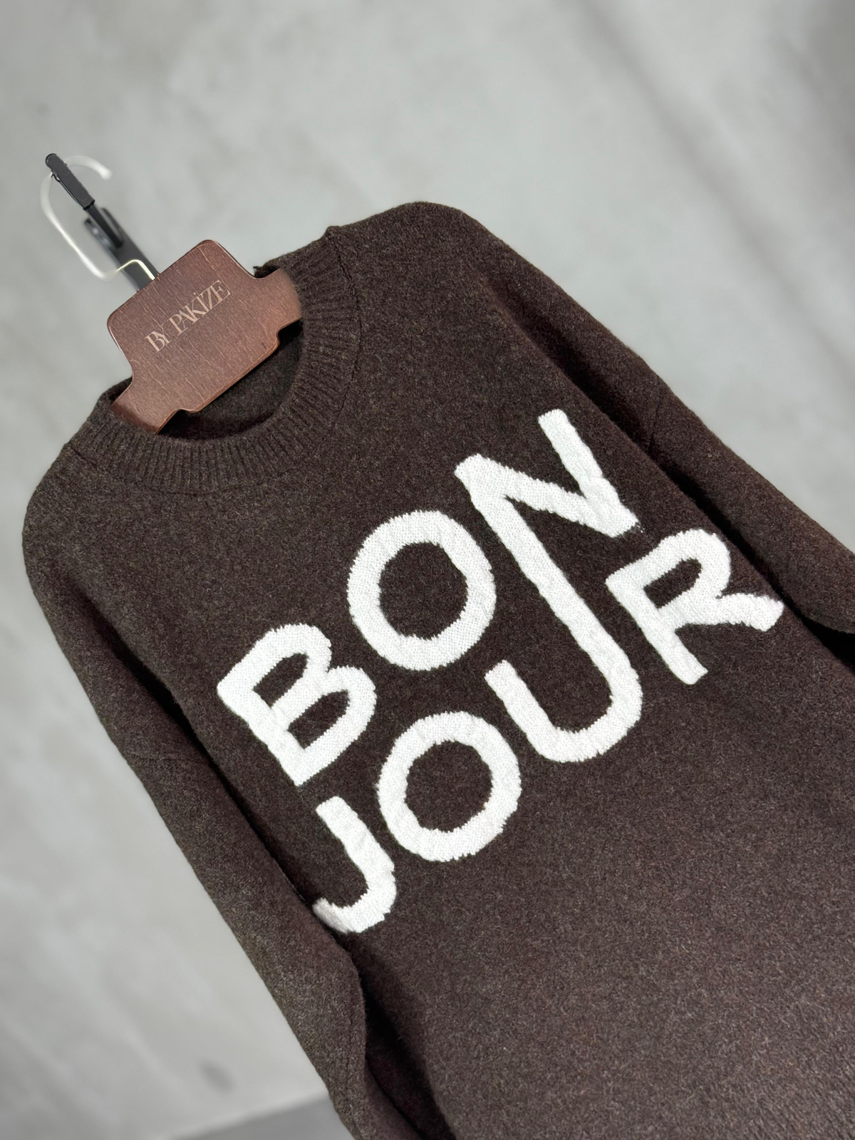 Bonjour Premium Soft Kazak (Kahve)