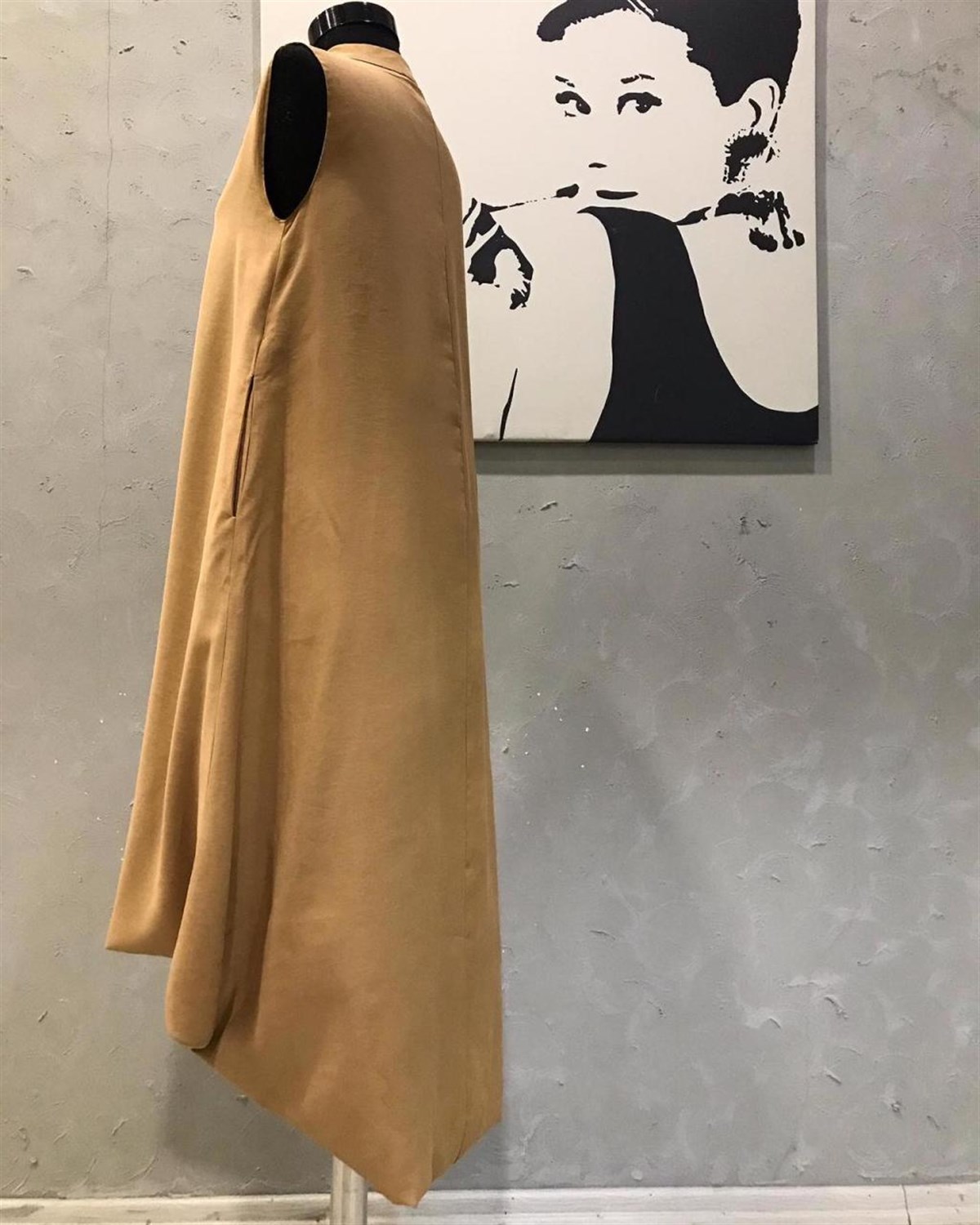 Coton Kumaş Komple Astar Salaş Model Elbise (CAMEL)