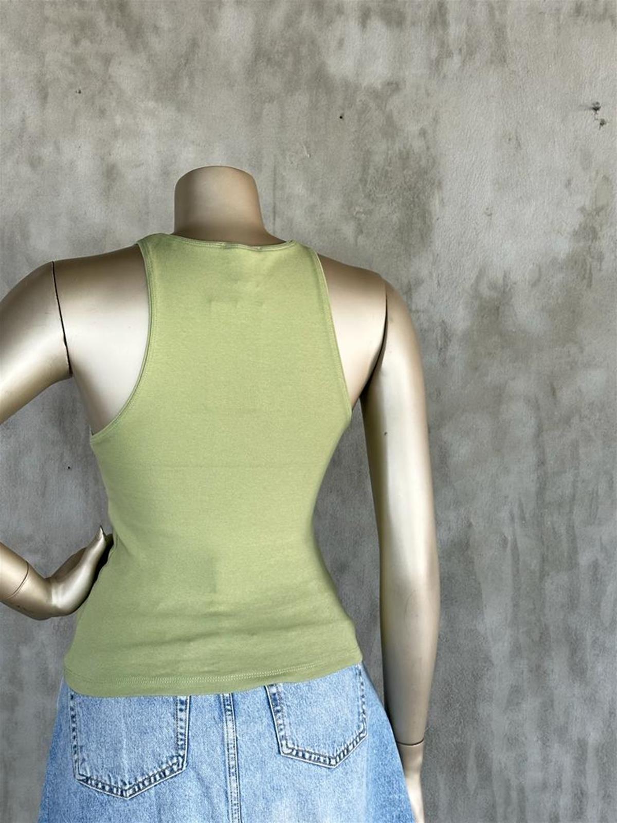 Dilvin Halter Yaka Crop (Mint)