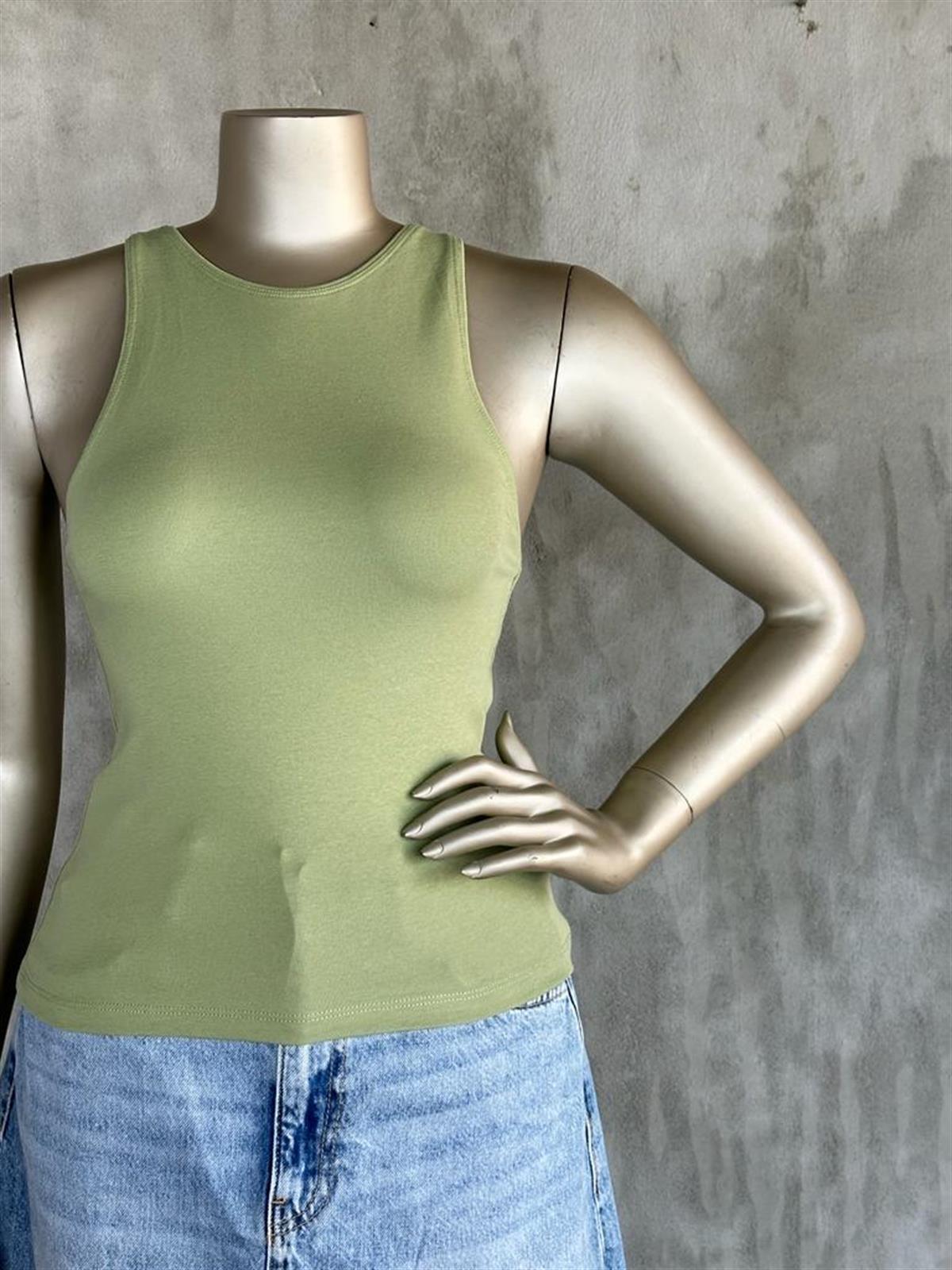 Dilvin Halter Yaka Crop (Mint)