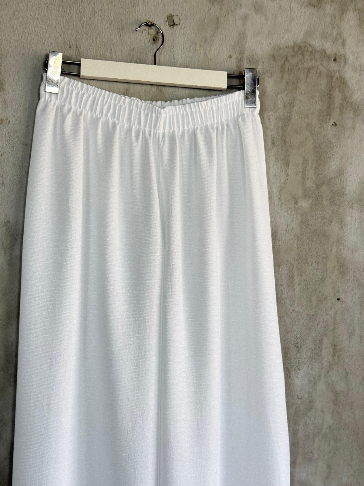 Dokulu Tek Düğme Detaylı Keten Takım (Bebe Mavisi)