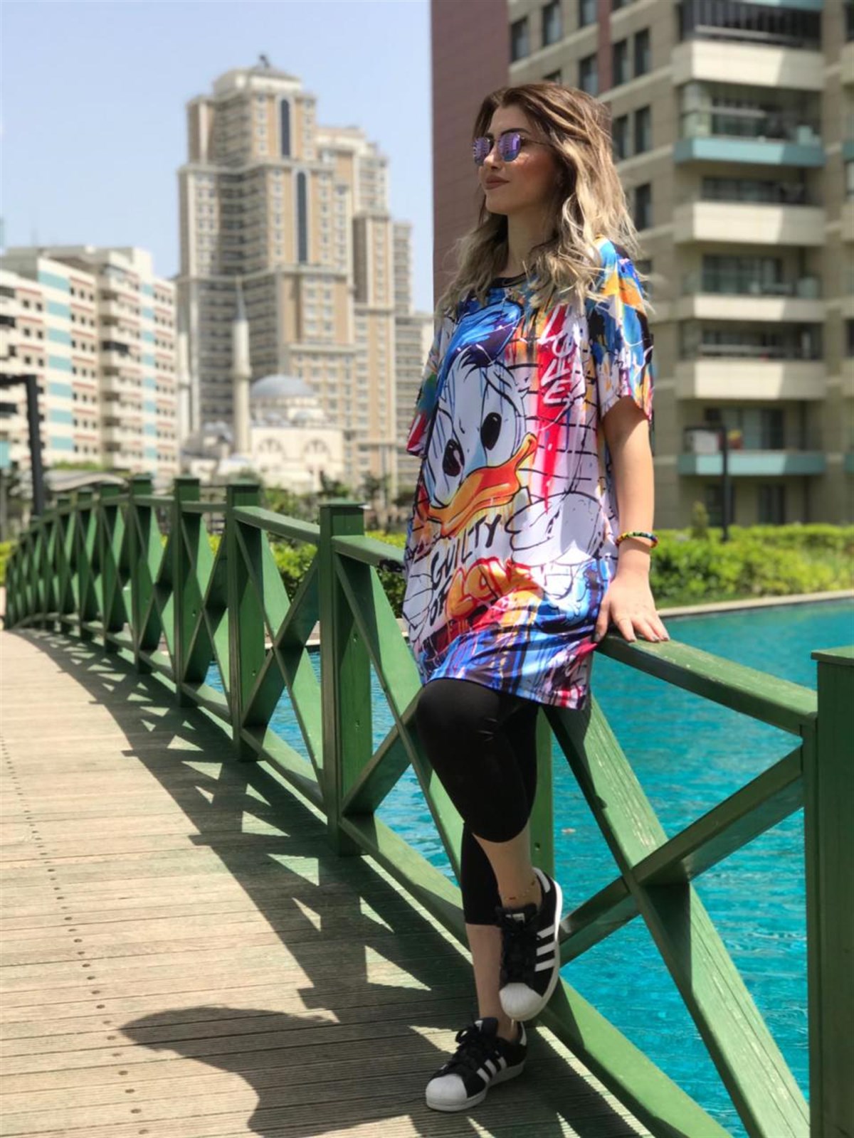 Donald Duck Tunik Elbise