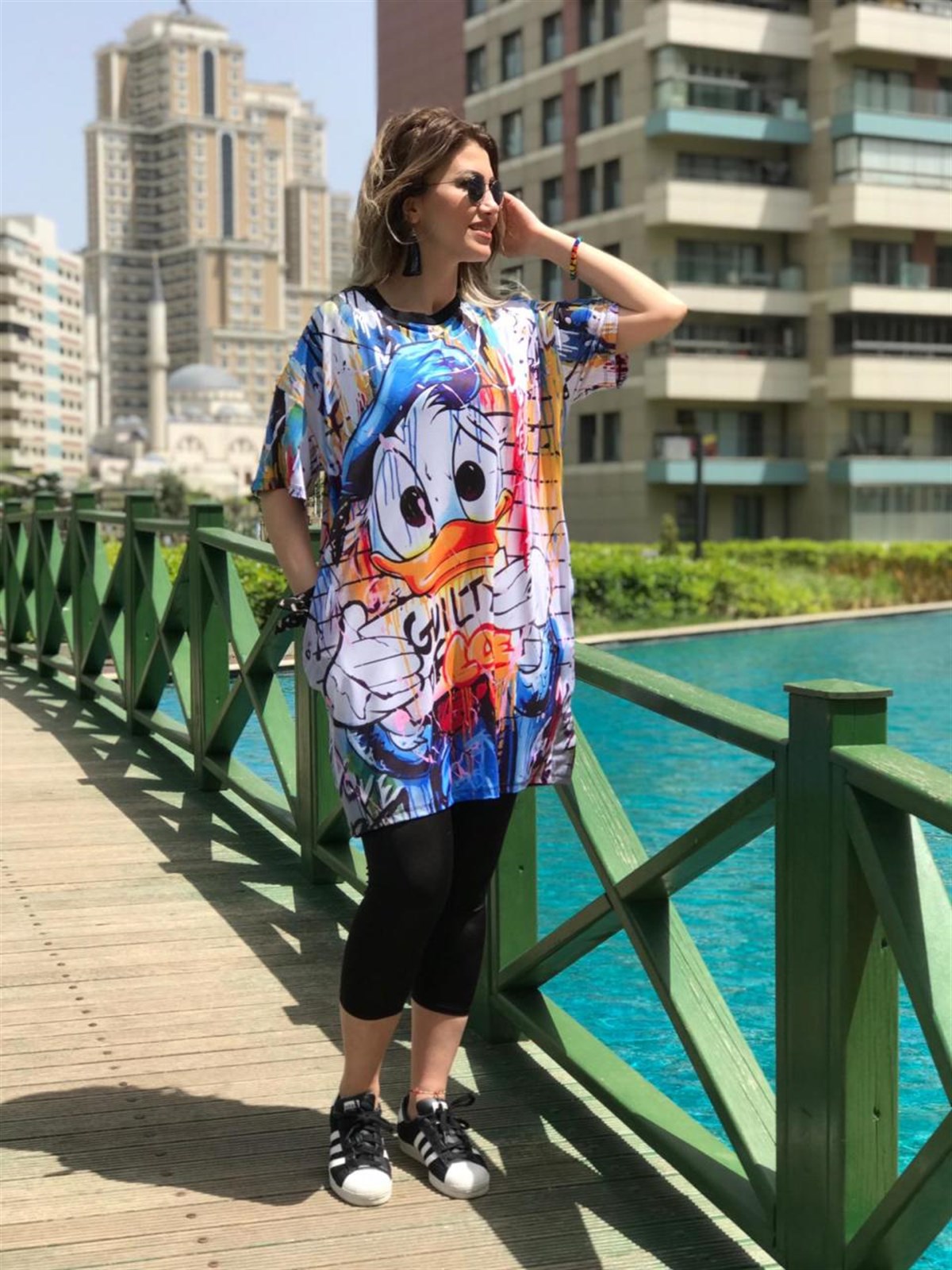 Donald Duck Tunik Elbise