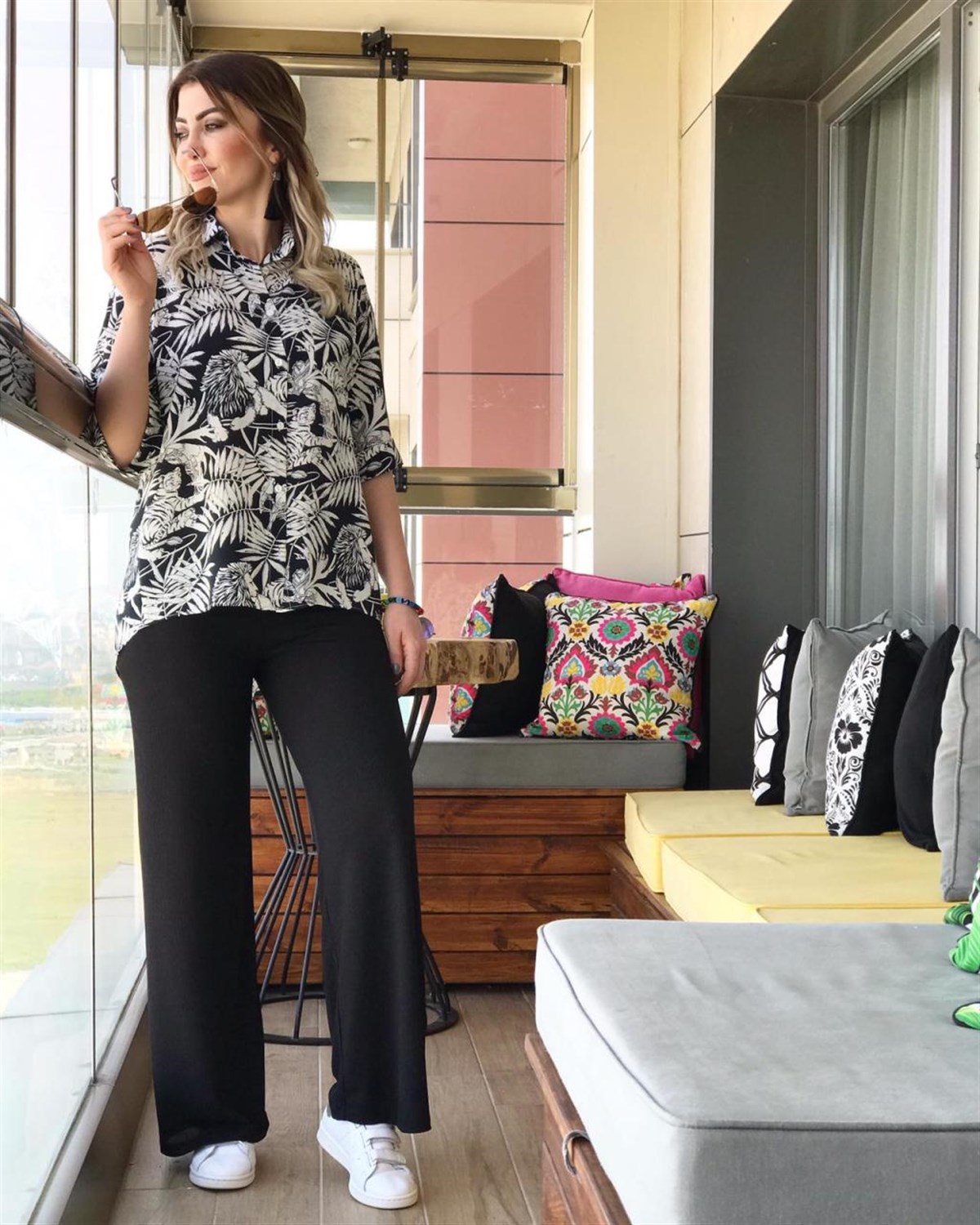 Fitilli Kaşkorse Pantolon (SİYAH)