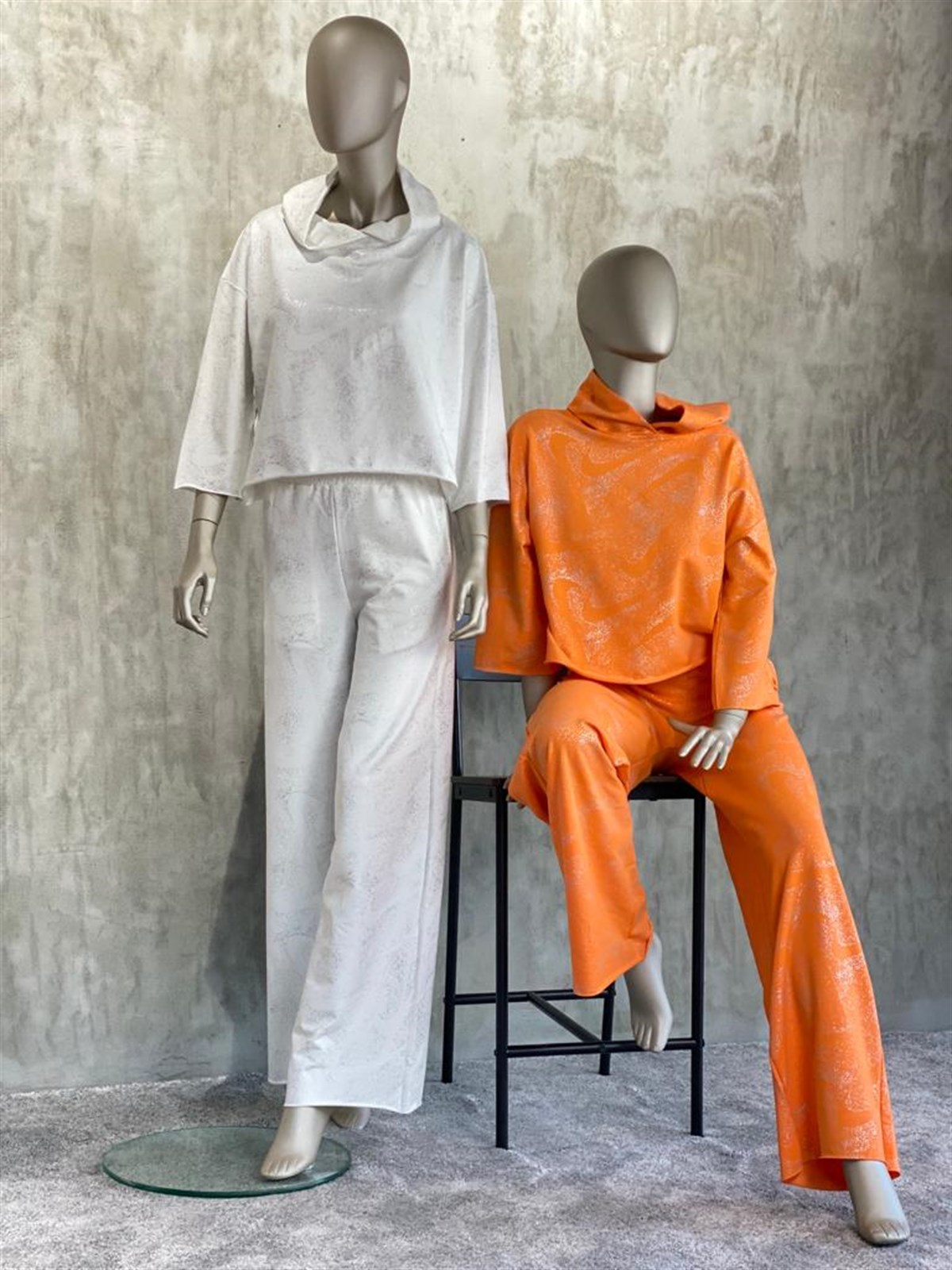 Gümüş Baskılı Takım (Oranj)
