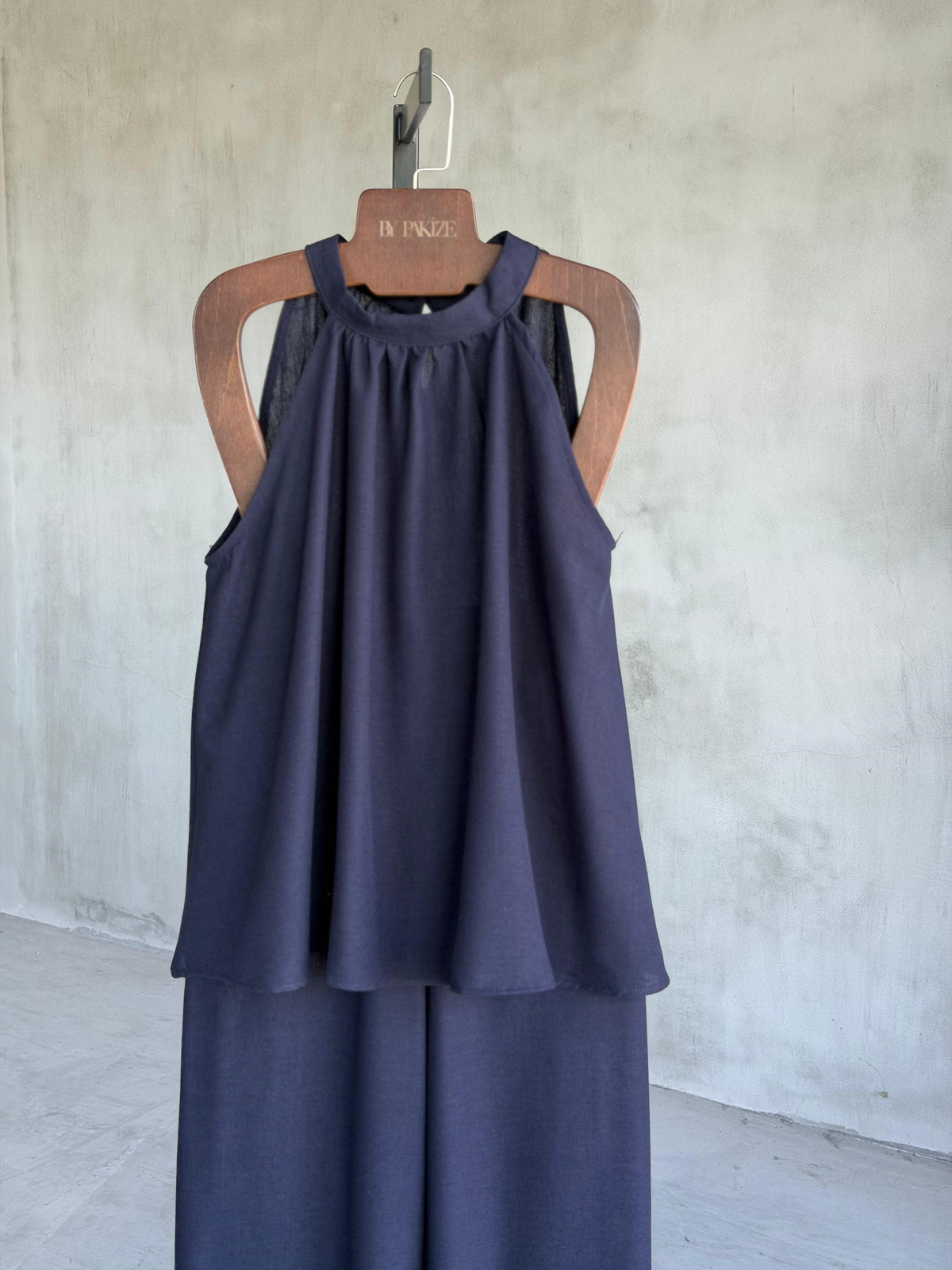 Halter Yaka Takım (Lacivert)