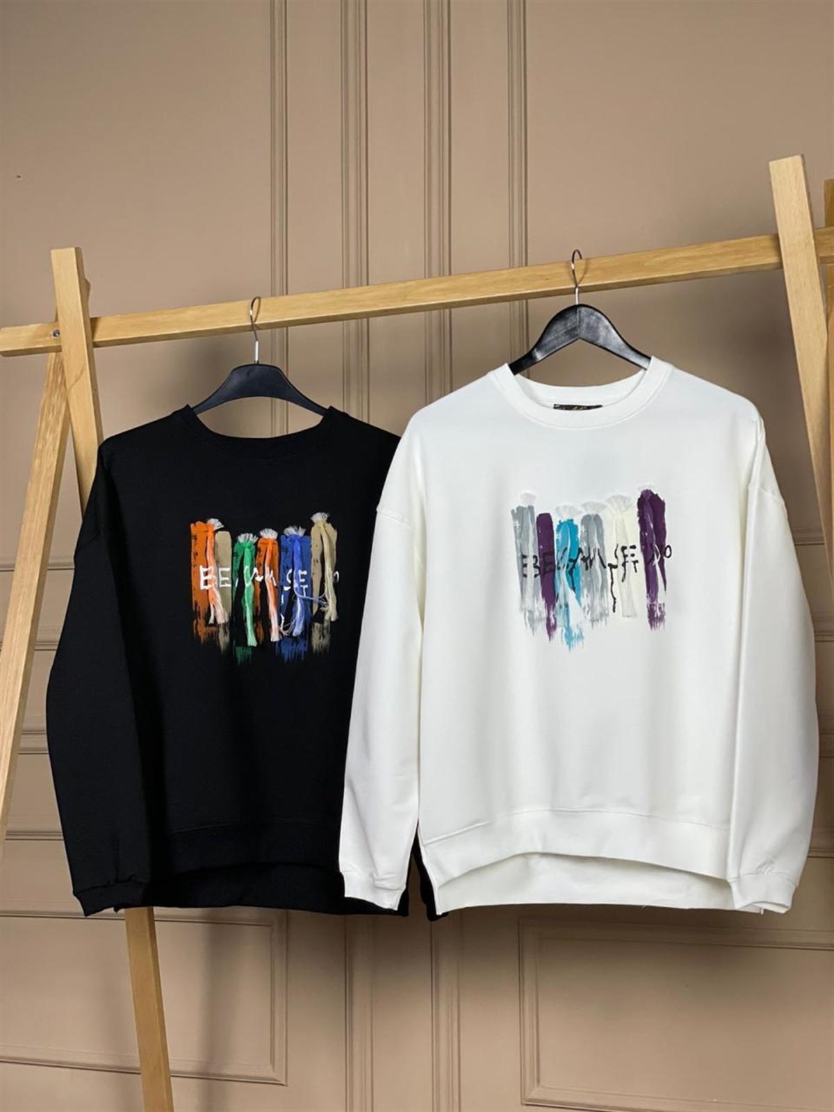 İkiiplik Kumaş Sweat (SİYAH)