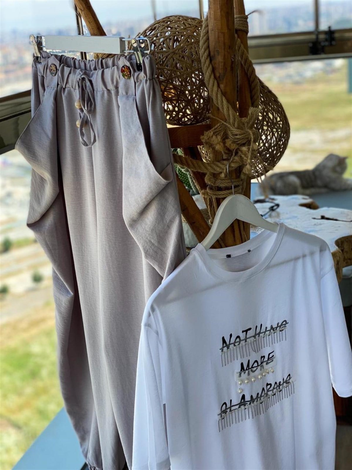İnci Detaylı Tshirt
