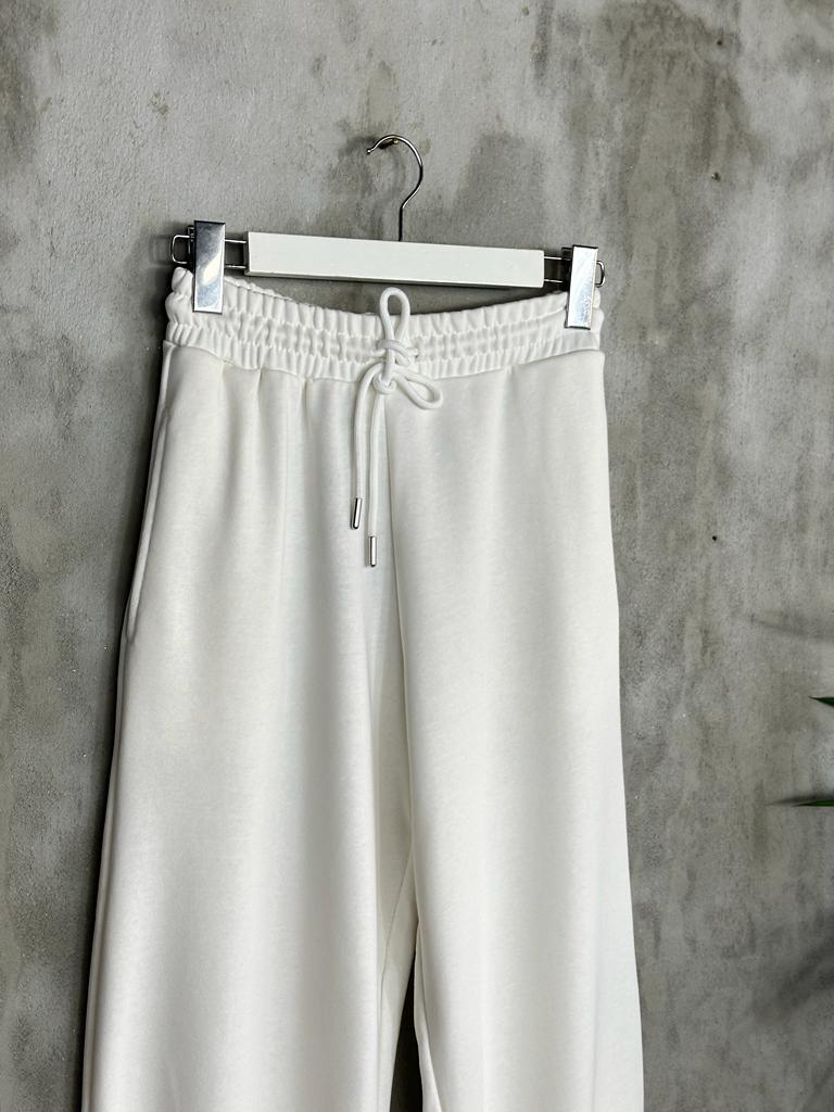 Kadın Eşofman Pantolon (Beyaz)