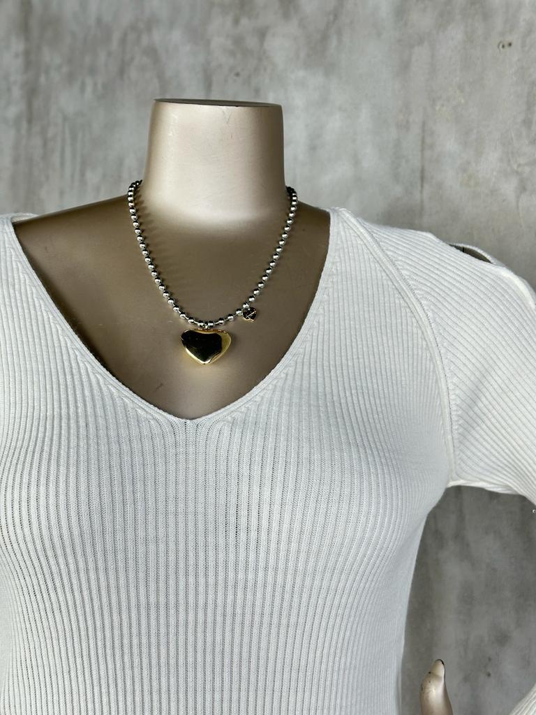 Kalpli Zincir Kolye (Gold)