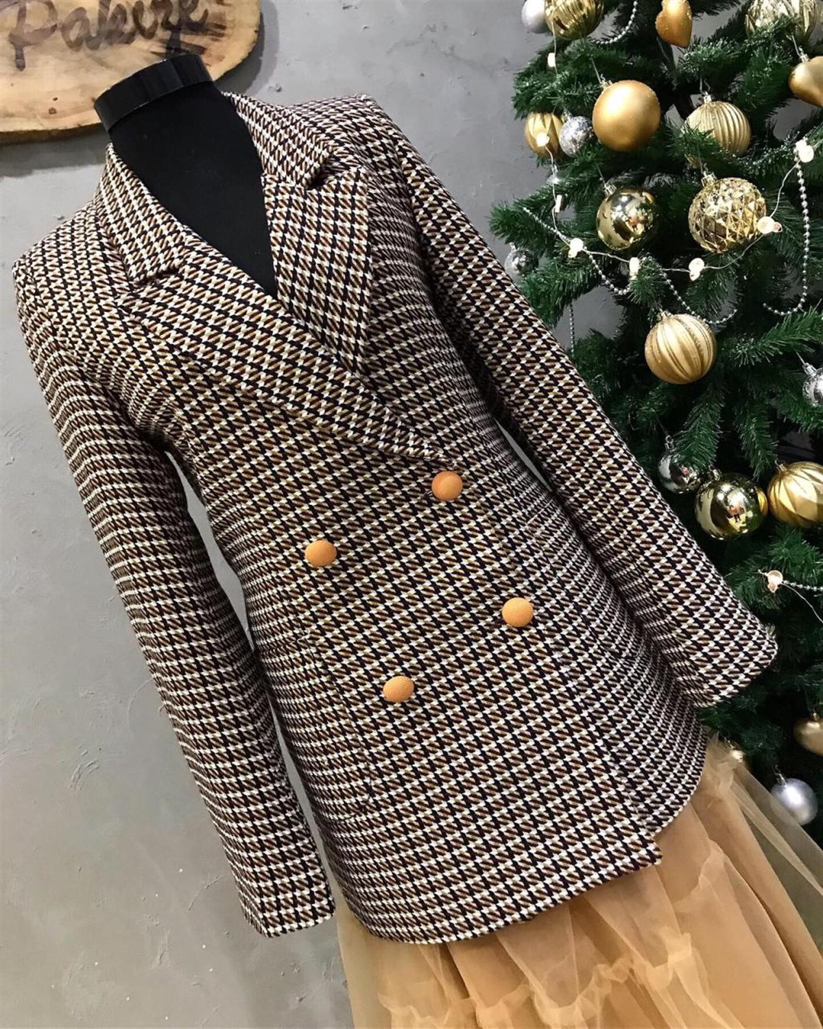 Kaşe Kumaş Blazer Ceket