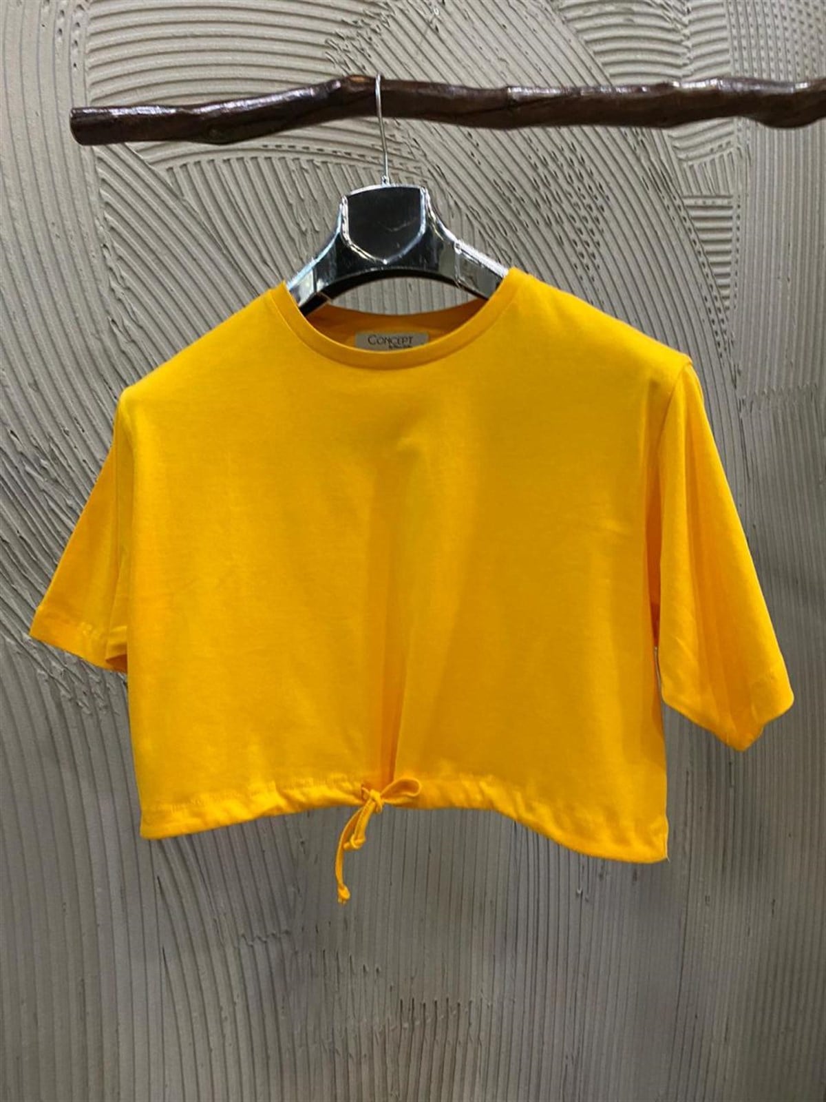 Kısa Kol Altı Lastikli Penye Tshirt