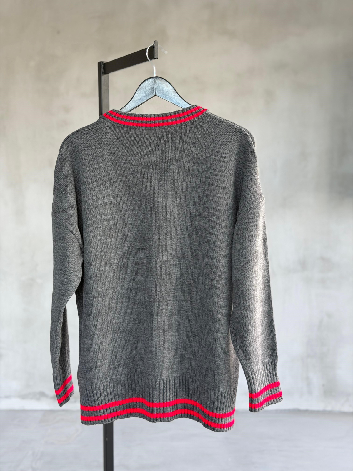 Maison Kolej Oversize Tunik Kazak (Antrasit)